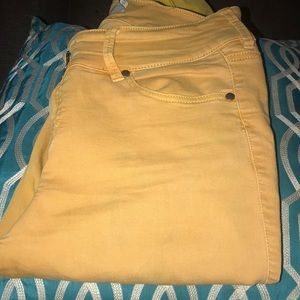 Torrid Colored Jeggings-Faded Mustard